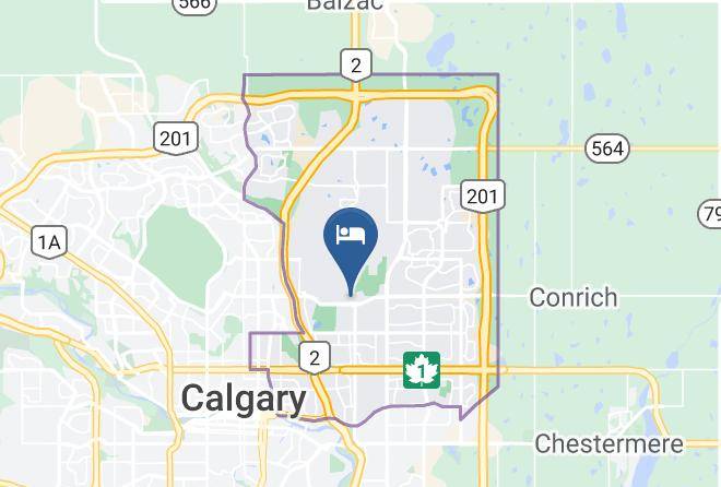 Hilton Garden Inn Calgary Airport Map - Alberta - Division 6