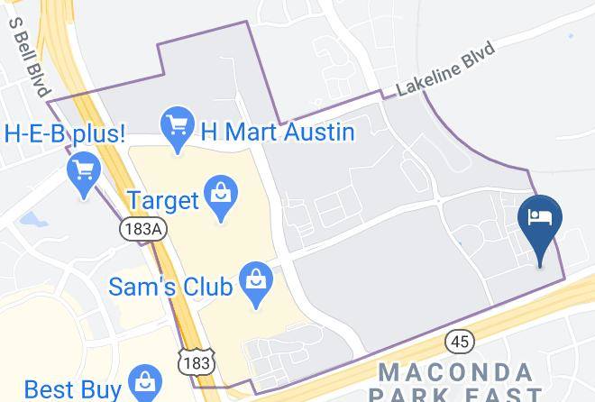 Williamson - Hilton Garden Inn Cedar Park Austin Maps