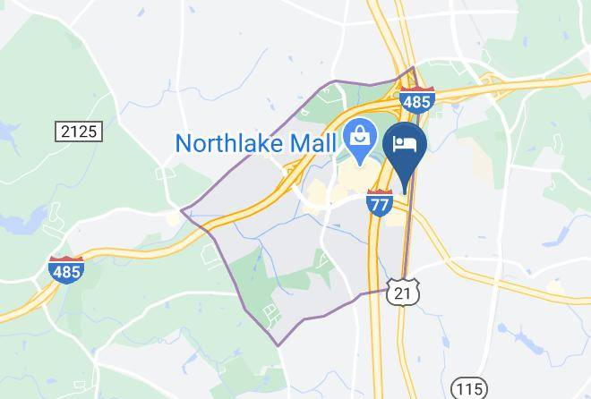 Mecklenburg - Hilton Garden Inn Charlotte North Maps