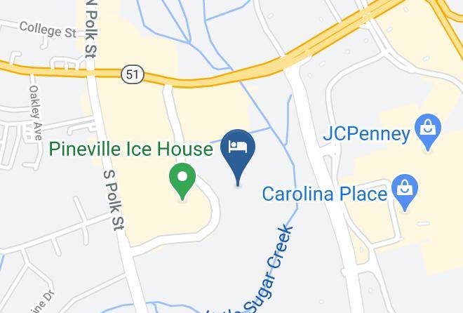 Mecklenburg - Hilton Garden Inn Charlotte Pineville Maps