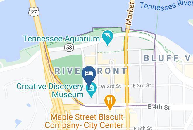 Hamilton - Hilton Garden Inn Chattanooga Downtown Maps
