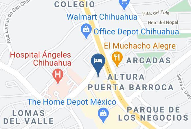 Chihuahua Lomas Del Valle I Y Ii - Hilton Garden Inn Chihuahua Maps