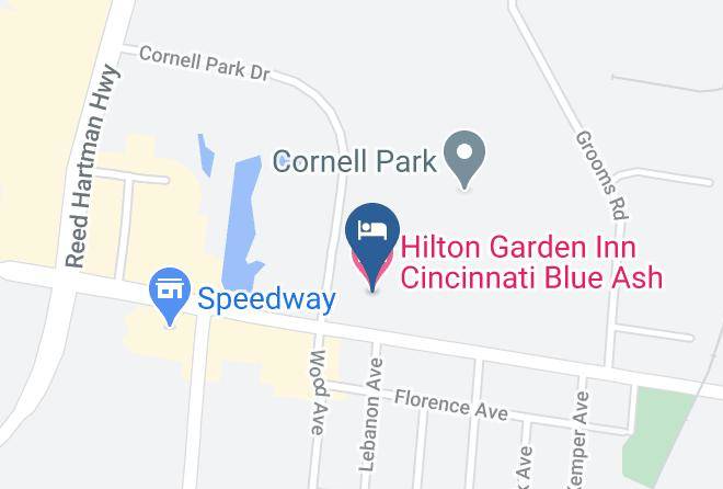 Hamilton - Hilton Garden Inn Cincinnati Blue Ash Maps