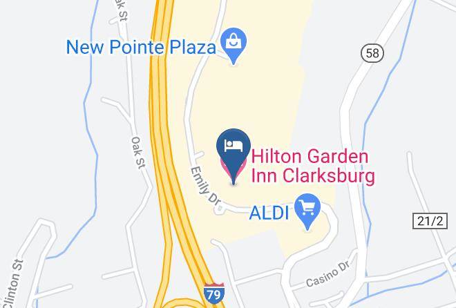 Harrison - Hilton Garden Inn Clarksburg Maps