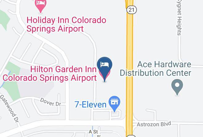 El Paso - Hilton Garden Inn Colorado Springs Airport Maps