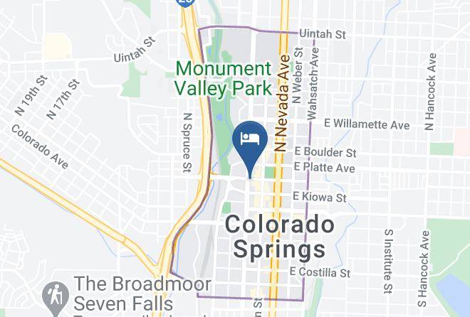 El Paso - Hilton Garden Inn Colorado Springs Downtown Maps