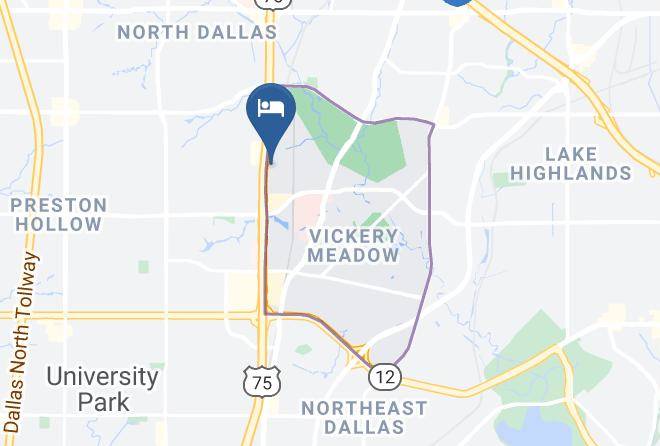 Hilton Garden Inn Dallas Central Expy North Park Area Map