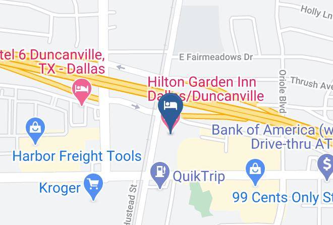 Hilton Garden Inn Dallas Duncanville Map
