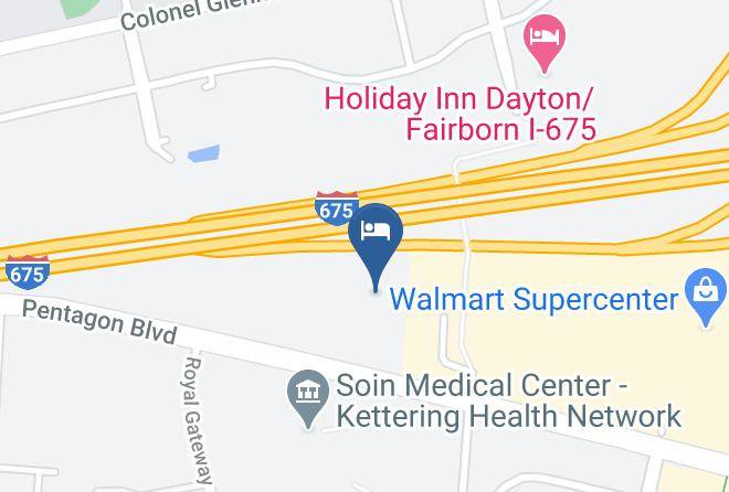 Hilton Garden Inn Dayton Beavercreek Map