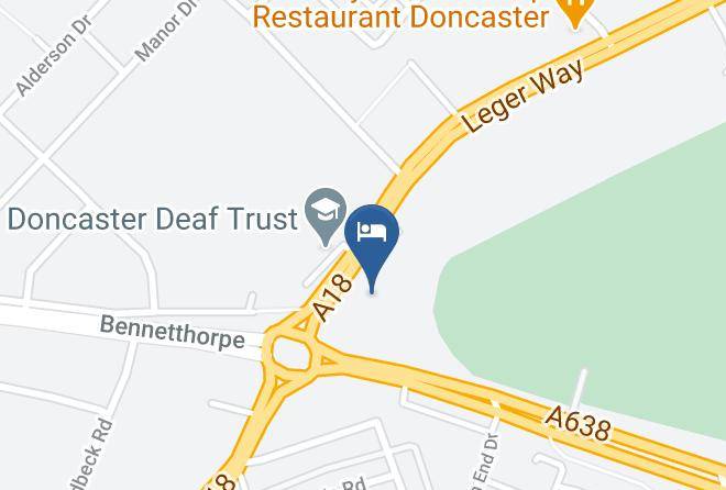 Doncaster - Hilton Garden Inn Doncaster Racecourse Maps