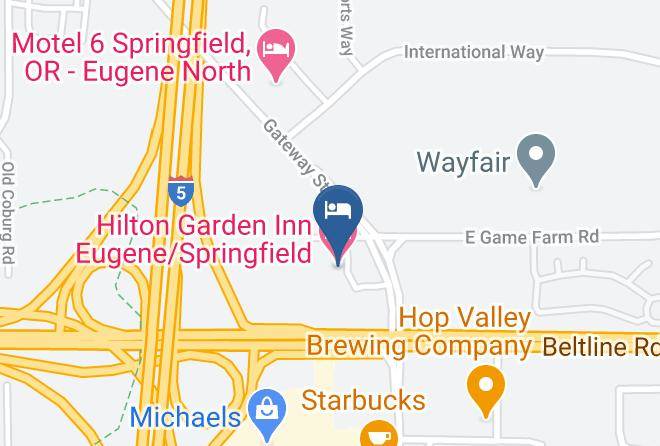 Lane - Hilton Garden Inn Eugene Springfield Maps