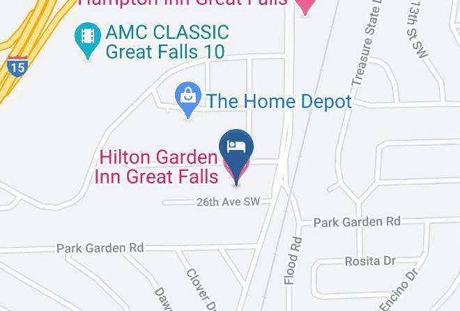 Cascade - Hilton Garden Inn Great Falls Maps