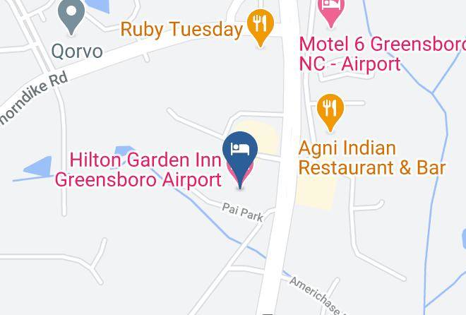 Guilford - Hilton Garden Inn Greensboro Airport Maps
