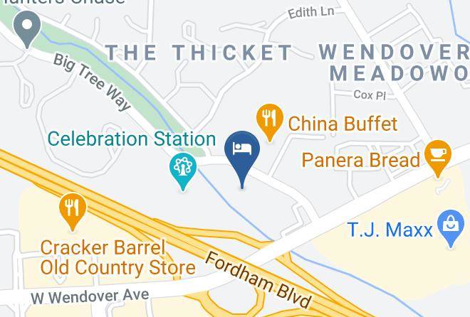 Hilton Garden Inn Greensboro Map