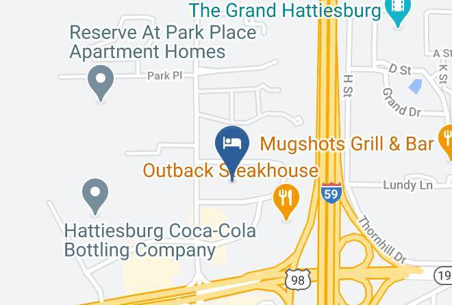 Lamar - Hilton Garden Inn Hattiesburg Maps