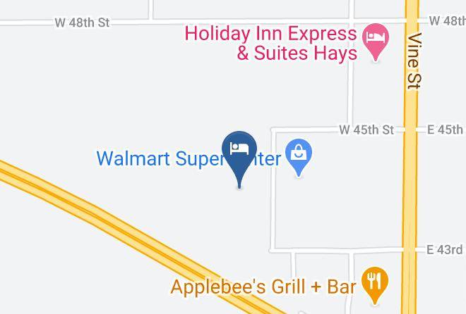 Ellis - Hilton Garden Inn Hays Maps