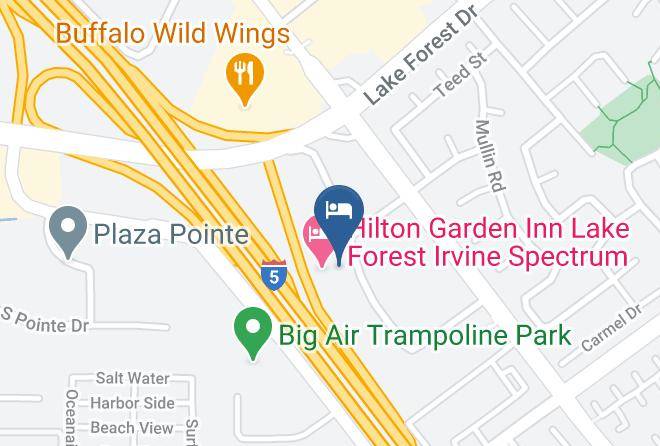 Orange - Hilton Garden Inn Irvine Spectrum Lake Forest Maps