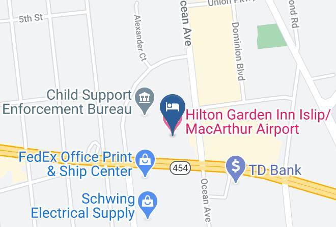 Hilton Garden Inn Islip Macarthur Airport Map