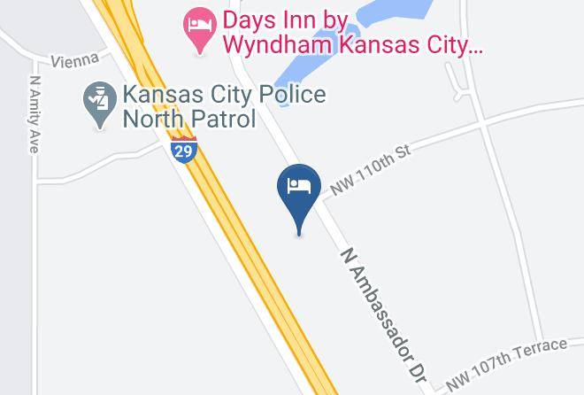 Hilton Garden Inn Kansas City Airport Map