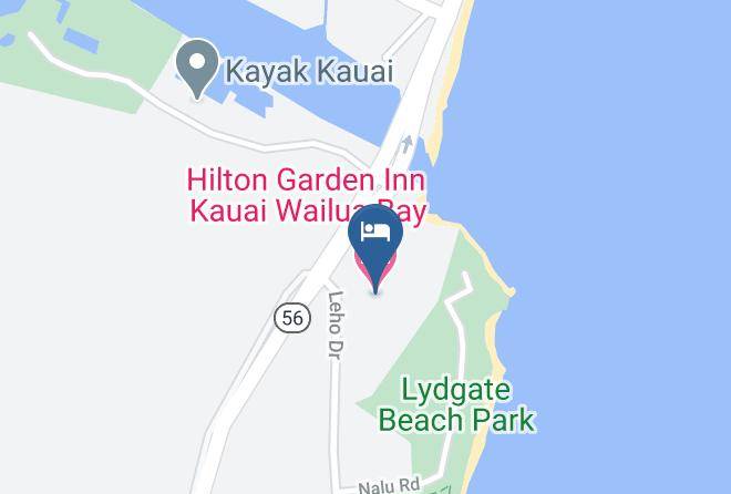 Kauai - Hilton Garden Inn Kauai Wailua Bay Maps