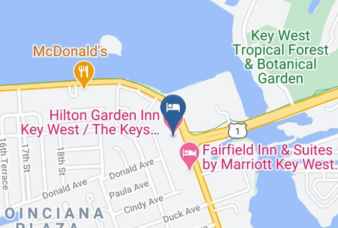 Monroe - Hilton Garden Inn Key West The Keys Collection Maps