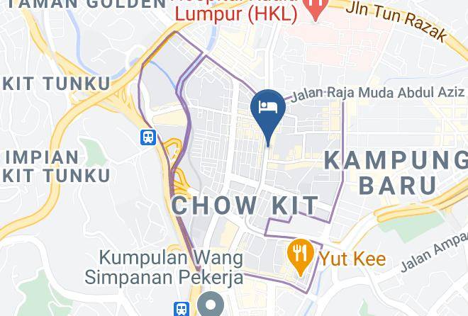 Hilton Garden Inn Kuala Lumpur Jalan Tuanku Abdul Rahman North Map