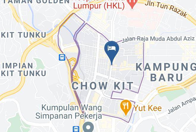 Kuala Lumpur - Hilton Garden Inn Kuala Lumpur Jalan Tuanku Abdul Rahman South Maps