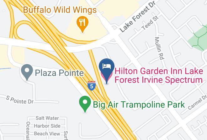 Orange - Hilton Garden Inn Lake Forest Irvine Spectrum Maps