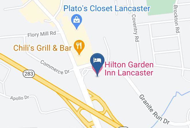Lancaster - Hilton Garden Inn Lancaster Maps