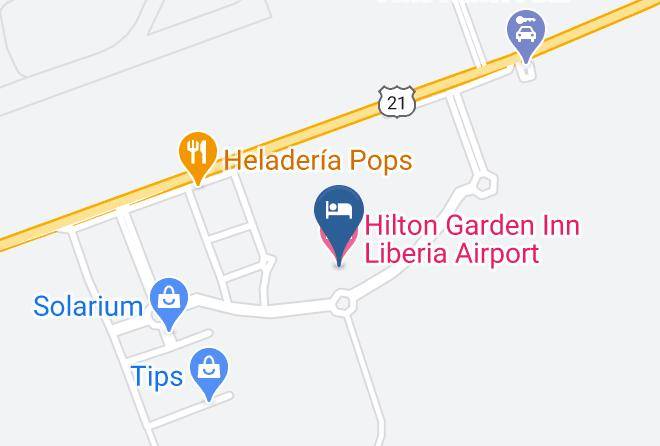 Liberia - Hilton Garden Inn Guanacaste Airport Maps