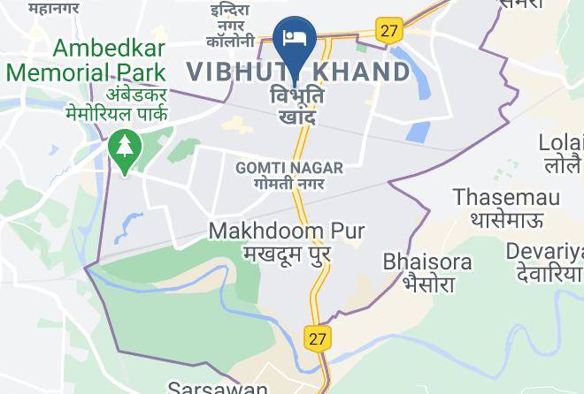 Lucknow - Hilton Garden Inn Lucknow Maps