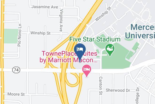 Bibb - Hilton Garden Inn Macon Mercer University Maps