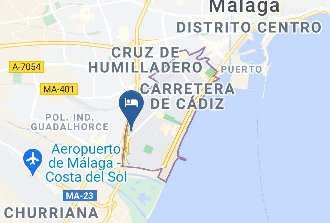 Hilton Garden Inn Malaga Map