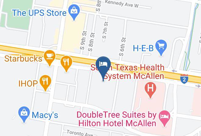 Hidalgo - Hilton Garden Inn Mcallen Airport Maps