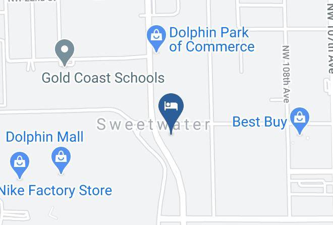 Miami Dade - Hilton Garden Inn Miami Dolphin Mall Maps