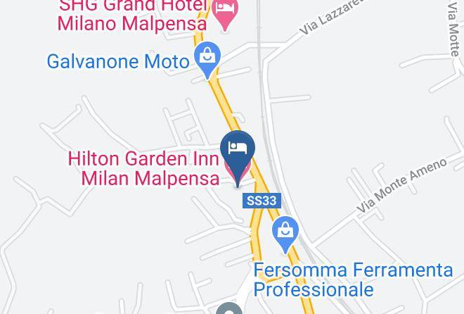 Varese - Hilton Garden Inn Milan Malpensa Maps