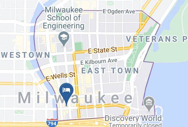 Milwaukee - Hilton Garden Inn Milwaukee Downtown Maps