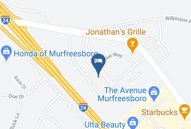 Rutherford - Hilton Garden Inn Murfreesboro Maps