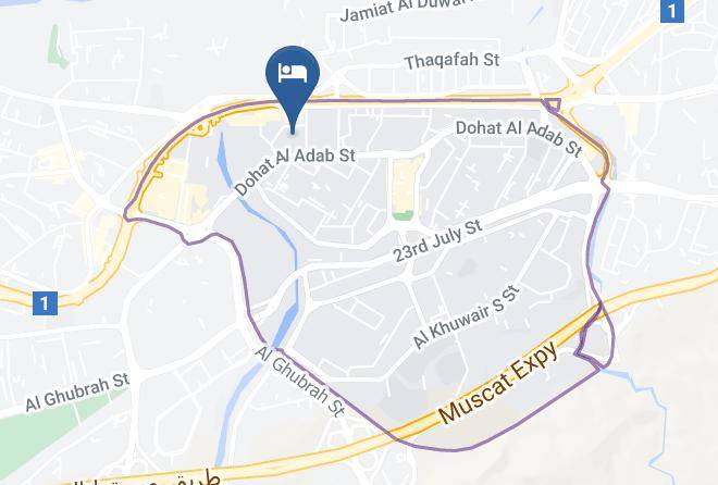 Bawshar - Hilton Garden Inn Muscat Al Khuwair Maps