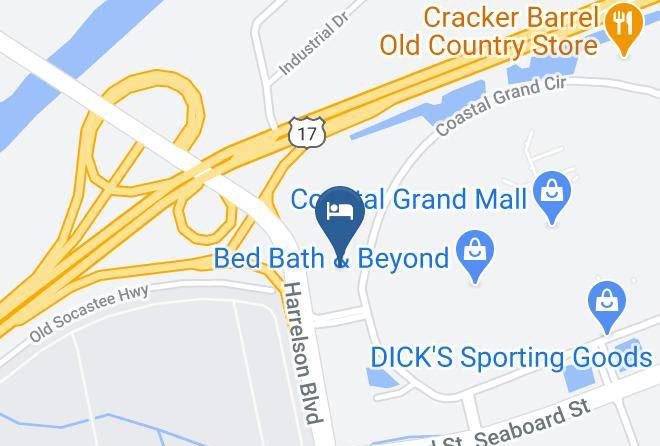 Horry - Hilton Garden Inn Myrtle Beach Coastal Grand Mall Maps