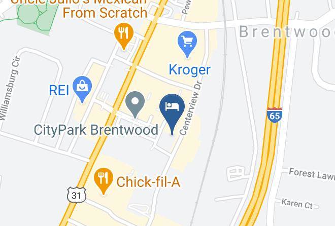 Williamson - Hilton Garden Inn Nashville Brentwood Maps