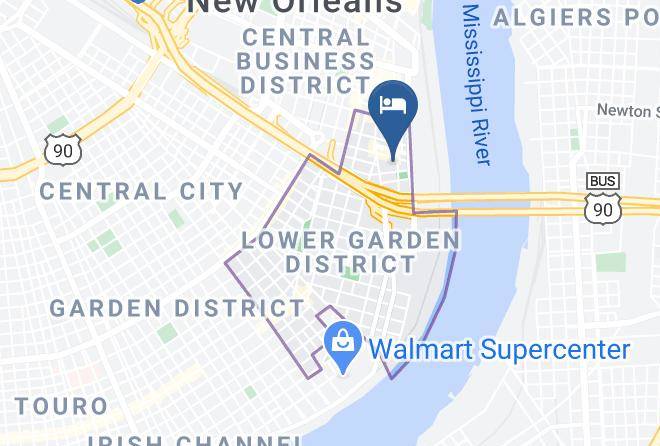 Orleans Par - Hilton Garden Inn New Orleans Convention Center Maps