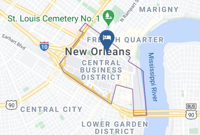 Orleans Par - Hilton Garden Inn New Orleans French Quarter Cbd Maps