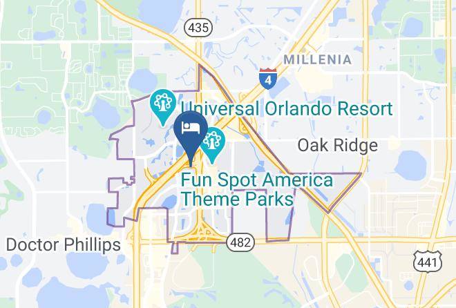 Orange - Hilton Garden Inn Orlando International Drive North Maps