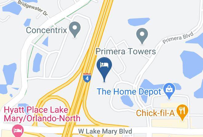 Seminole - Hilton Garden Inn Orlando North Lake Mary Maps