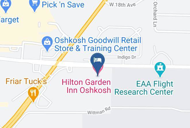 Winnebago - Hilton Garden Inn Oshkosh Maps