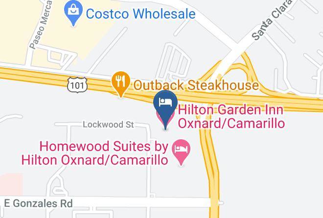 Hilton Garden Inn Oxnard Camarillo Map
