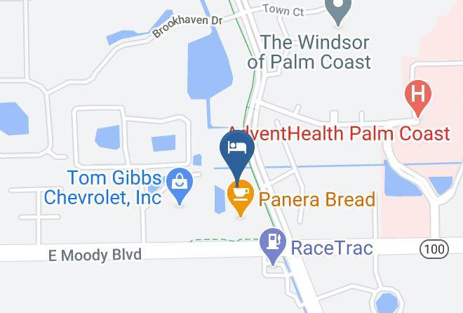 Hilton Garden Inn Palm Coast Town Center Map