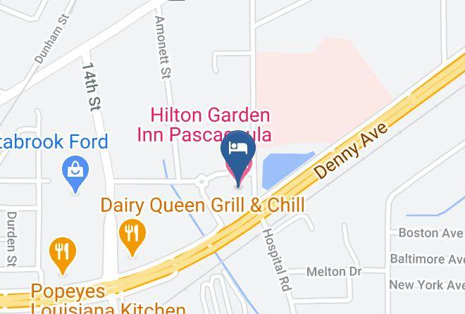 Jackson - Hilton Garden Inn Pascagoula Maps