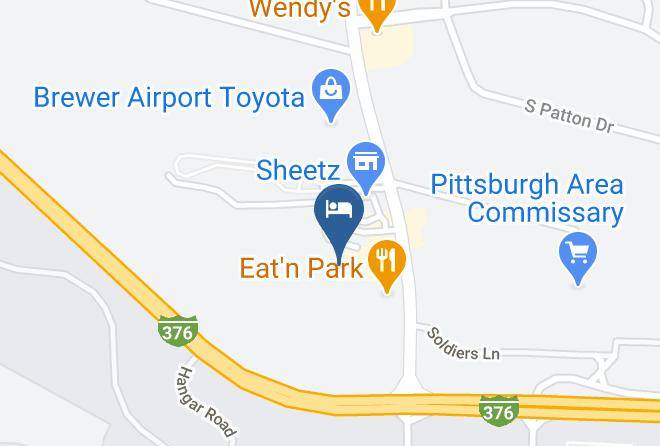 Hilton Garden Inn Pittsburgh Airport Map